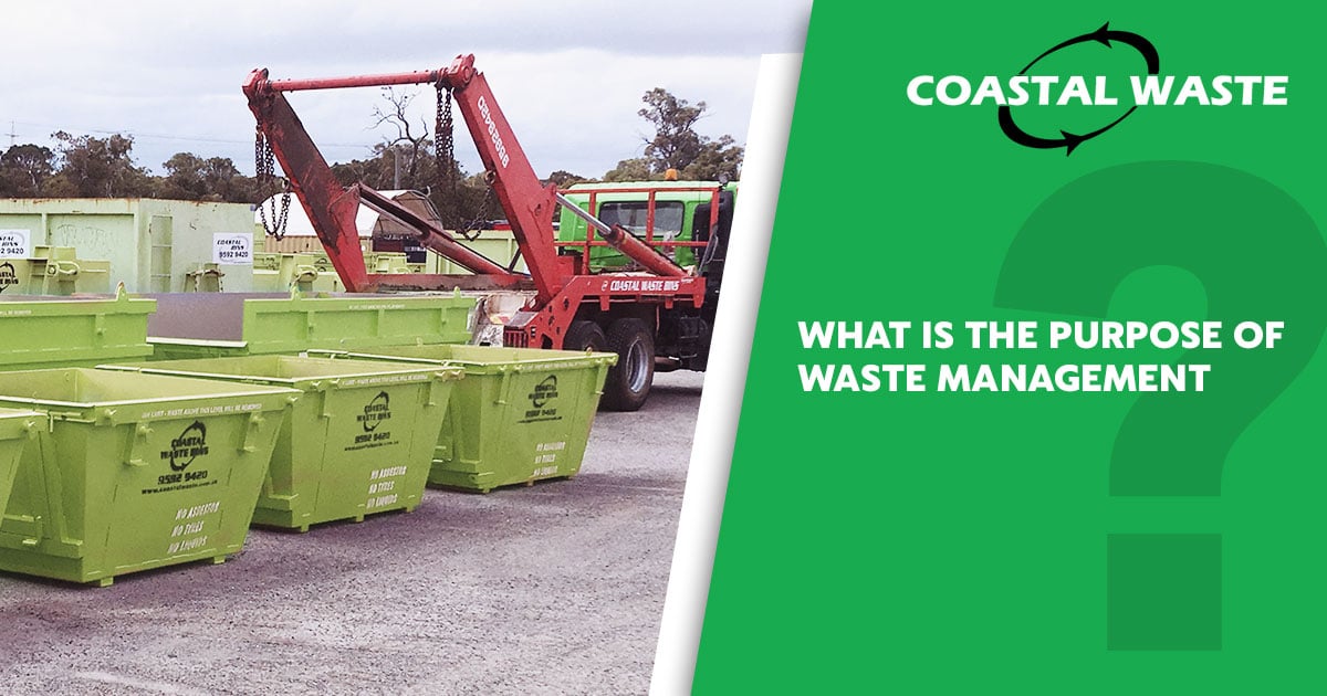what is the purpose of waste management