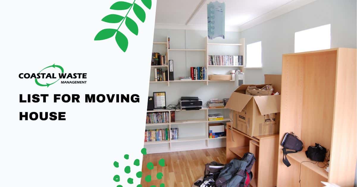 list for moving house