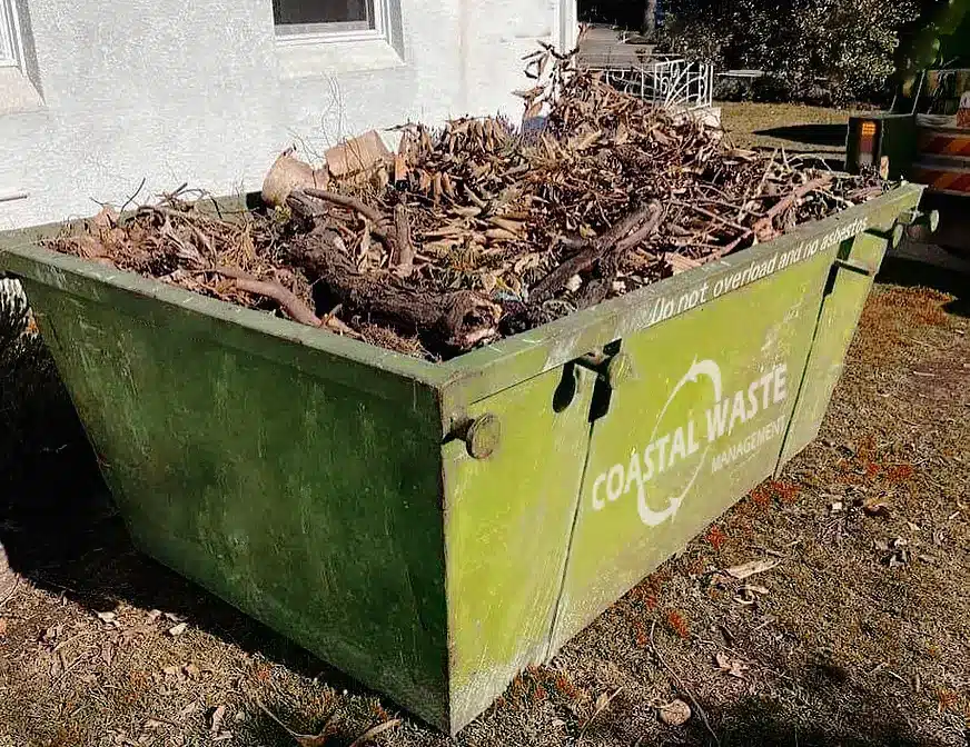 green waste skip bin