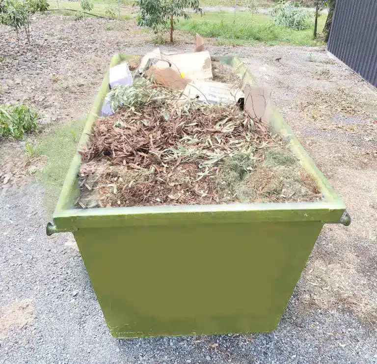 skip bin for garden waste